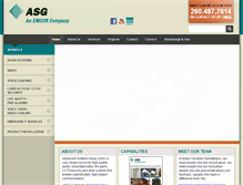 Tablet Screenshot of advsysgrp.com